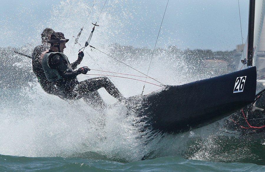 F18_016 : F18 National Championships 2013 : SAILING: Writing Illustration and Photography by Crosbie Lorimer