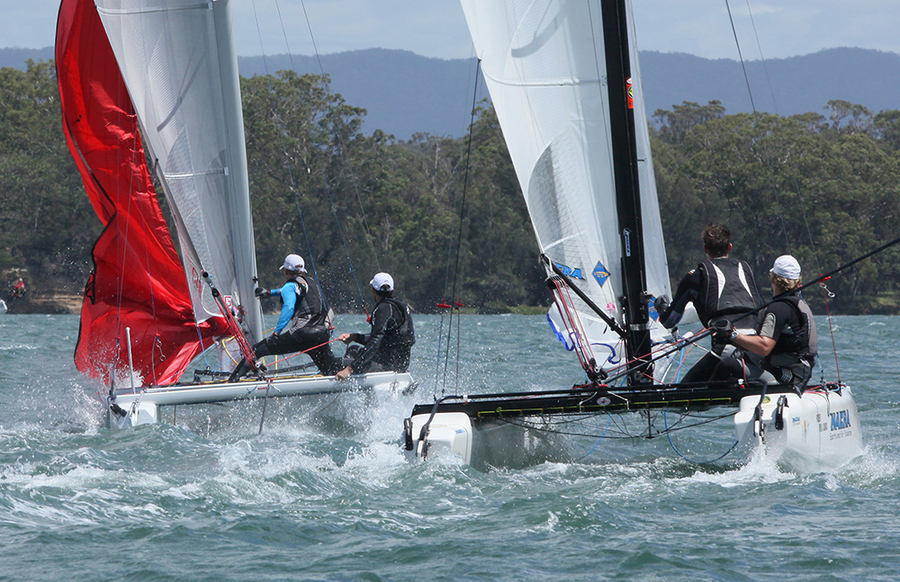 F18_49 : F18 National Championships 2013 : SAILING: Writing Illustration and Photography by Crosbie Lorimer