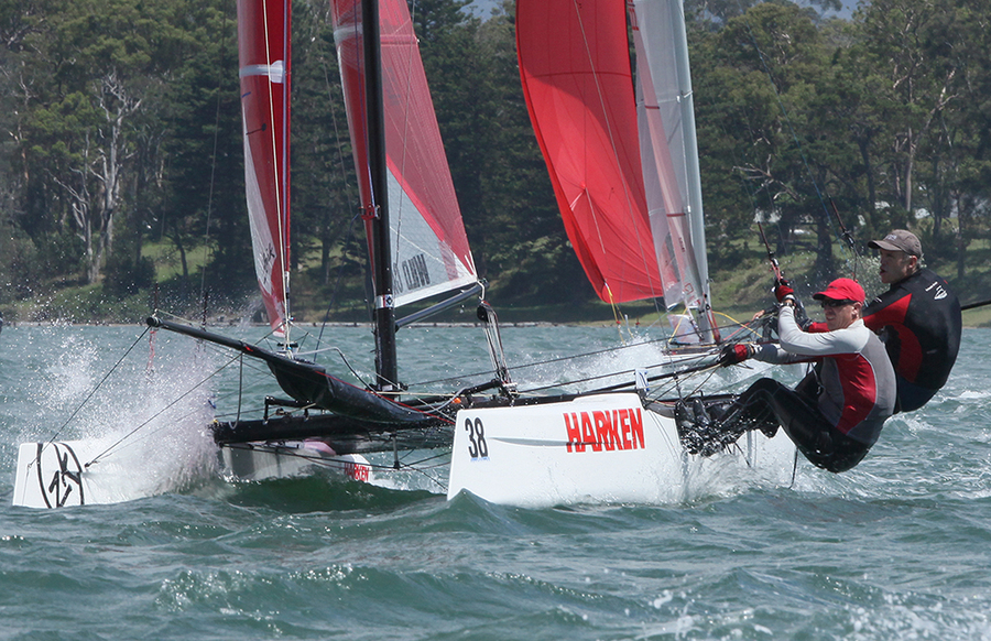 F18_48 : F18 National Championships 2013 : SAILING: Writing Illustration and Photography by Crosbie Lorimer