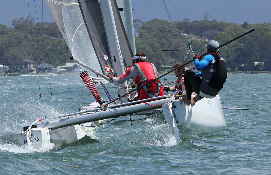 F18_47 : F18 National Championships 2013 : SAILING: Writing Illustration and Photography by Crosbie Lorimer