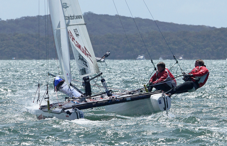 F18_44 : F18 National Championships 2013 : SAILING: Writing Illustration and Photography by Crosbie Lorimer