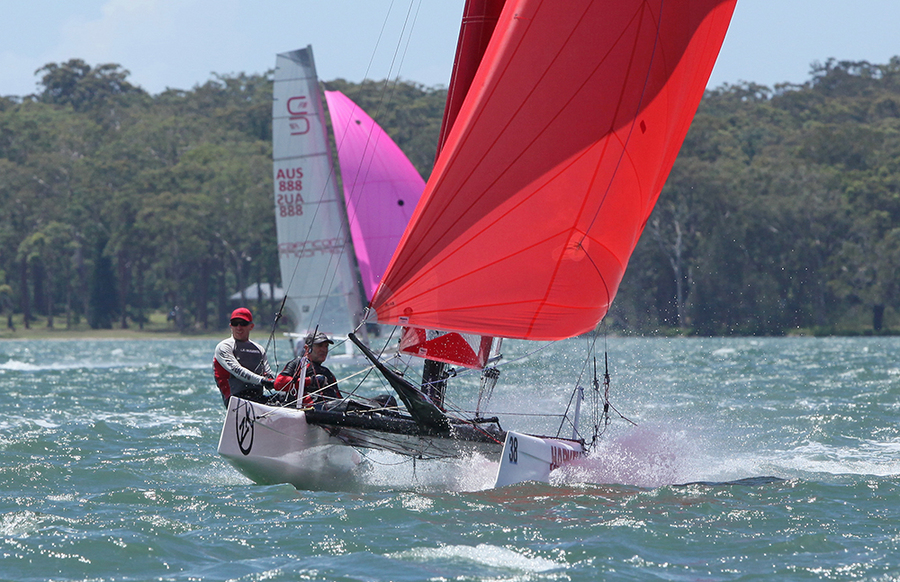 F18_40 : F18 National Championships 2013 : SAILING: Writing Illustration and Photography by Crosbie Lorimer