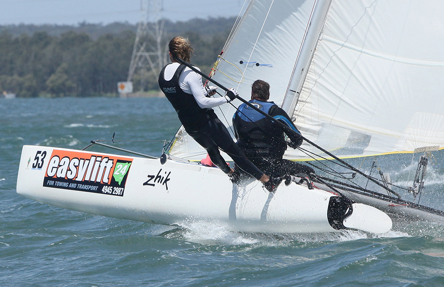 F18_37 : F18 National Championships 2013 : SAILING: Writing Illustration and Photography by Crosbie Lorimer