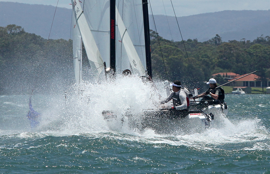 F18_33 : F18 National Championships 2013 : SAILING: Writing Illustration and Photography by Crosbie Lorimer