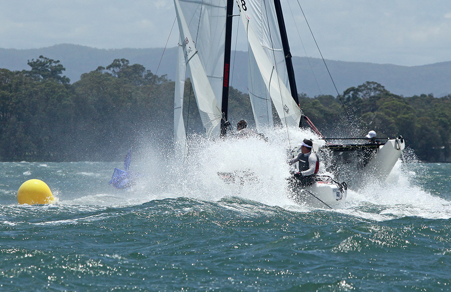 F18_32 : F18 National Championships 2013 : SAILING: Writing Illustration and Photography by Crosbie Lorimer