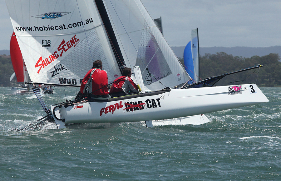 F18_28 : F18 National Championships 2013 : SAILING: Writing Illustration and Photography by Crosbie Lorimer