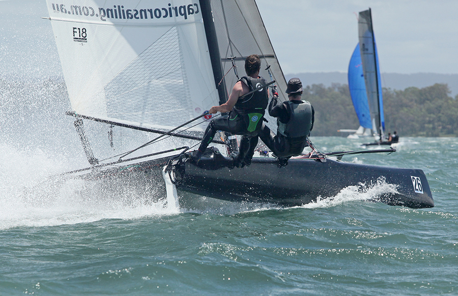 F18_27 : F18 National Championships 2013 : SAILING: Writing Illustration and Photography by Crosbie Lorimer