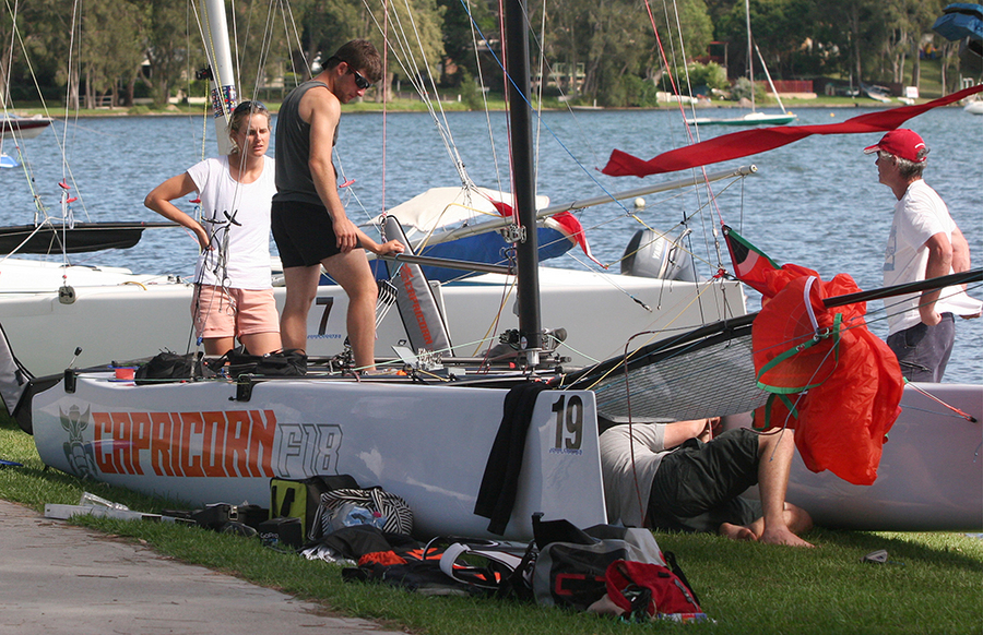 F18_23 : F18 National Championships 2013 : SAILING: Writing Illustration and Photography by Crosbie Lorimer