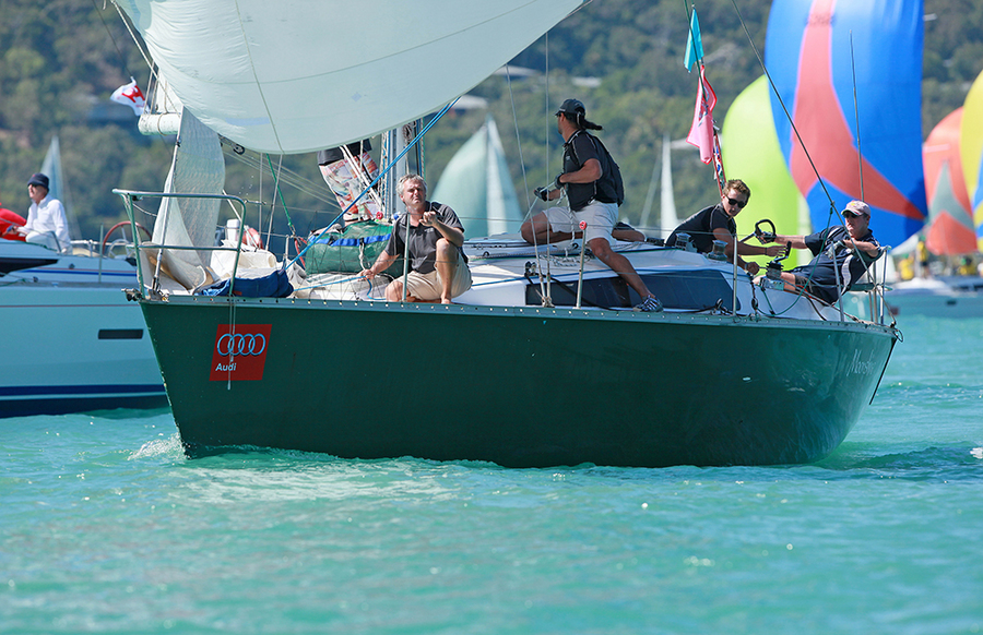 HI_13_07 : Audi Hamilton Island 2013 : SAILING: Writing Illustration and Photography by Crosbie Lorimer